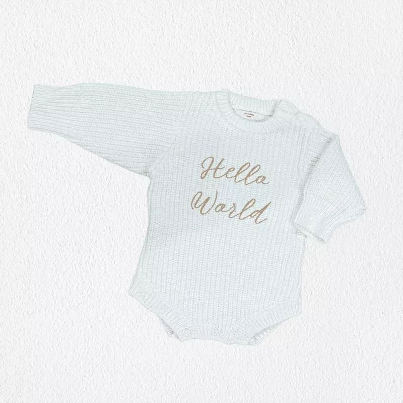 ‘Hello World’ Announcement Romper